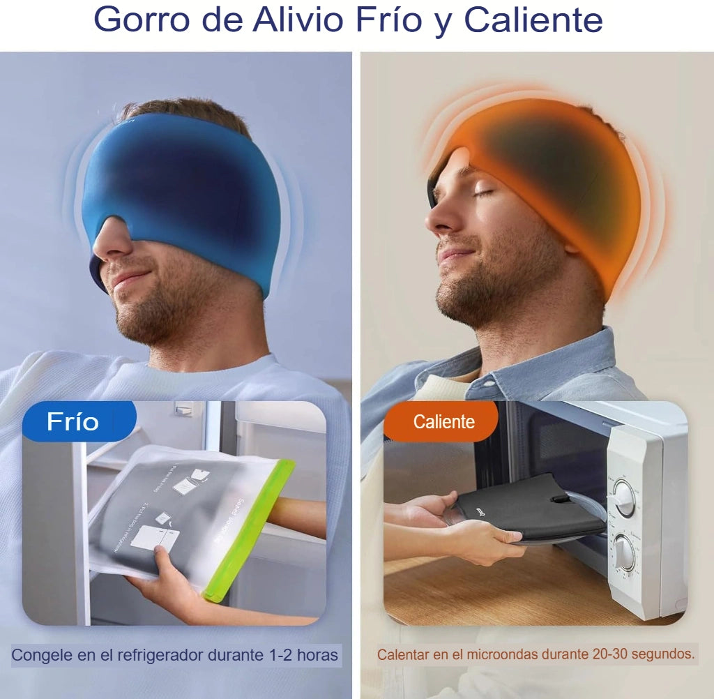 ColdMind 🧠 Gorro de Gel para Aliviar Migraña
