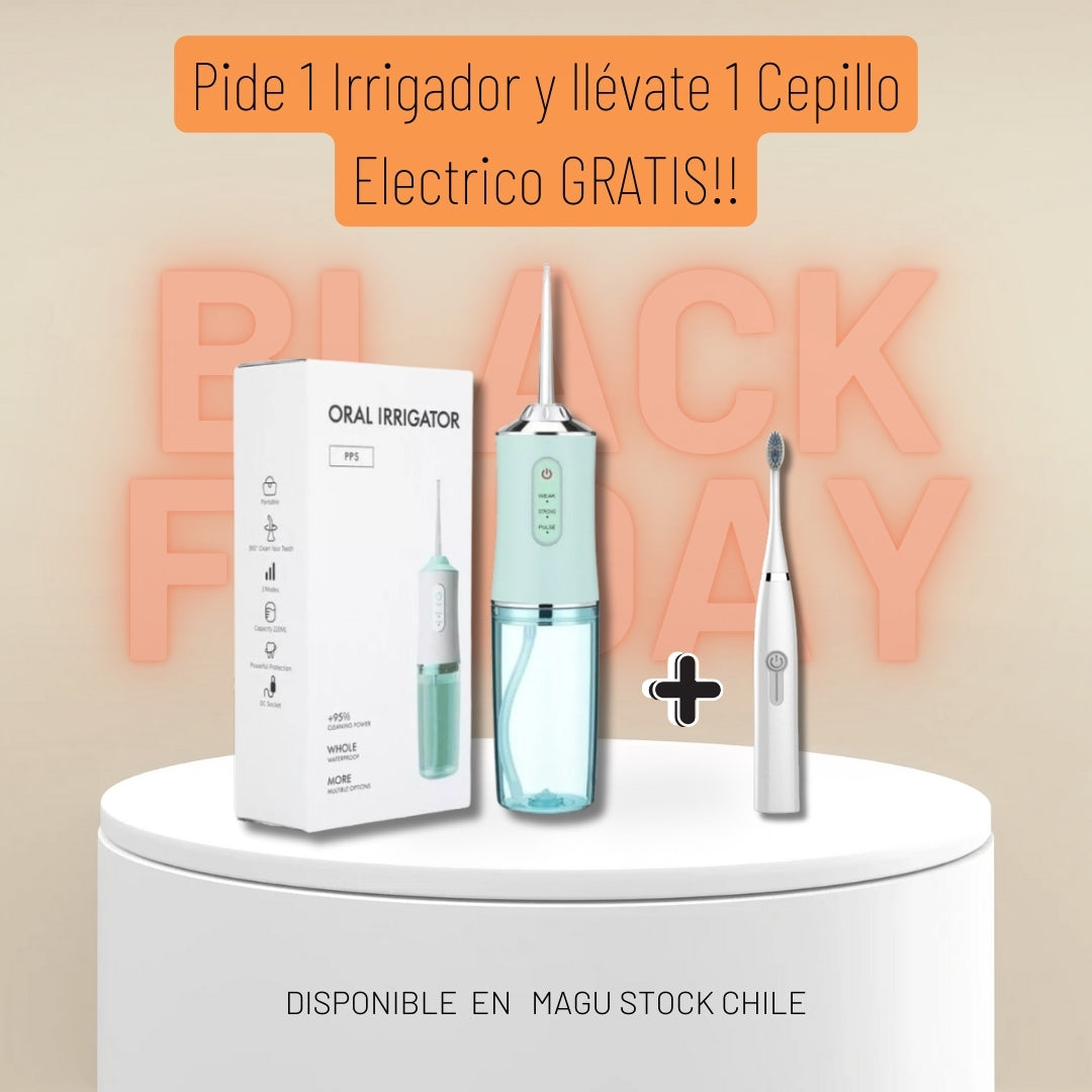 🦷 Irrigador Bucal SMILEPRO + Cepillo Electrico PRO✨ ¡Otro nivel de limpieza dental! + Envío GRATIS 🚚