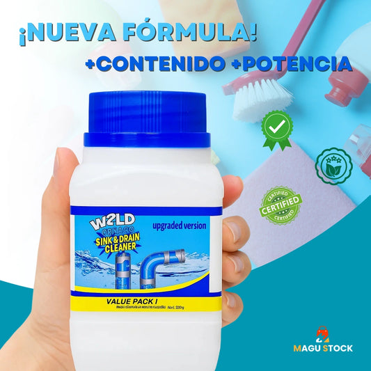 Destapador de cañerias (260g) 👉 ¡Formato más grande y más potente!