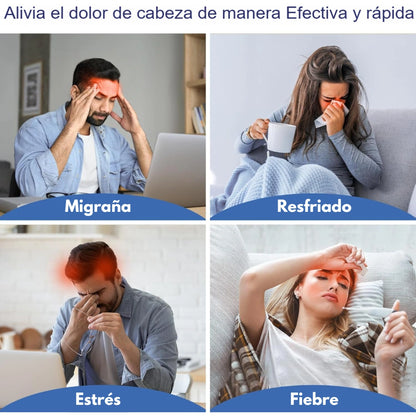 ColdMind 🧠 Gorro de Gel para Aliviar Migraña