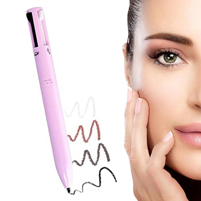 GlamFusión 🪄 ¡Delineador 4 en 1! Ojos, Cejas, Iluminador y Labios