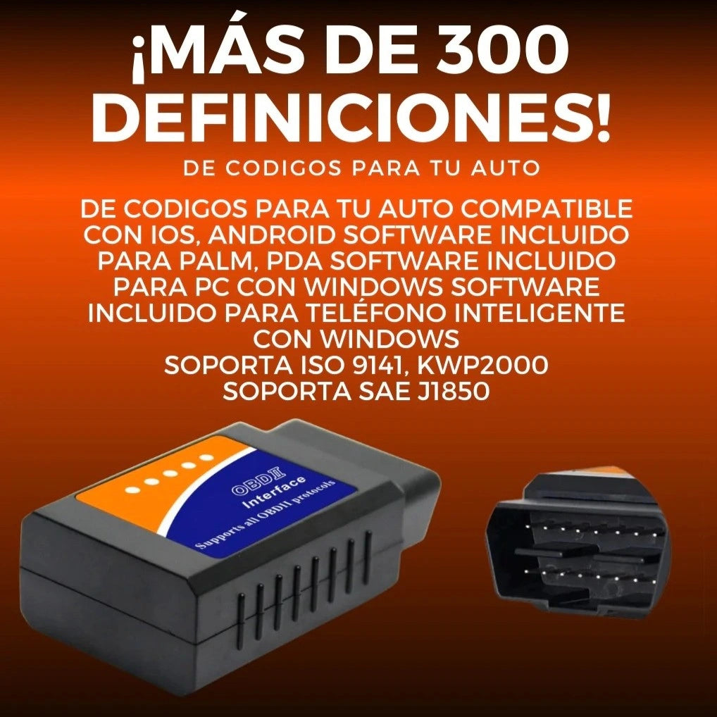 Mini Escáner Automotriz OBD 2 - ¡Obten diagnostico desde tu celular!