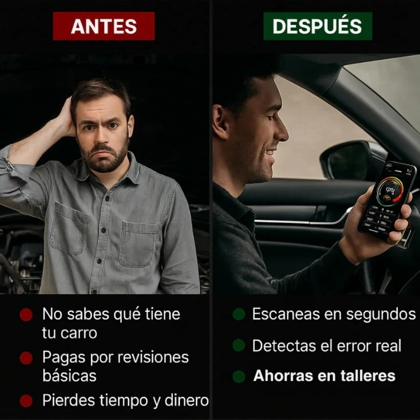 Mini Escáner Automotriz OBD 2 - ¡Obten diagnostico desde tu celular!